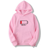 Power Low Help Me Funny Hoodie