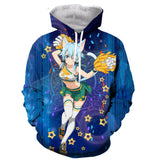 Anime Kawaii Girl Sino Hoodies