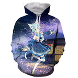 Anime Kawaii Girl Sino Hoodies