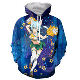 Anime Kawaii Girl Sino Hoodies